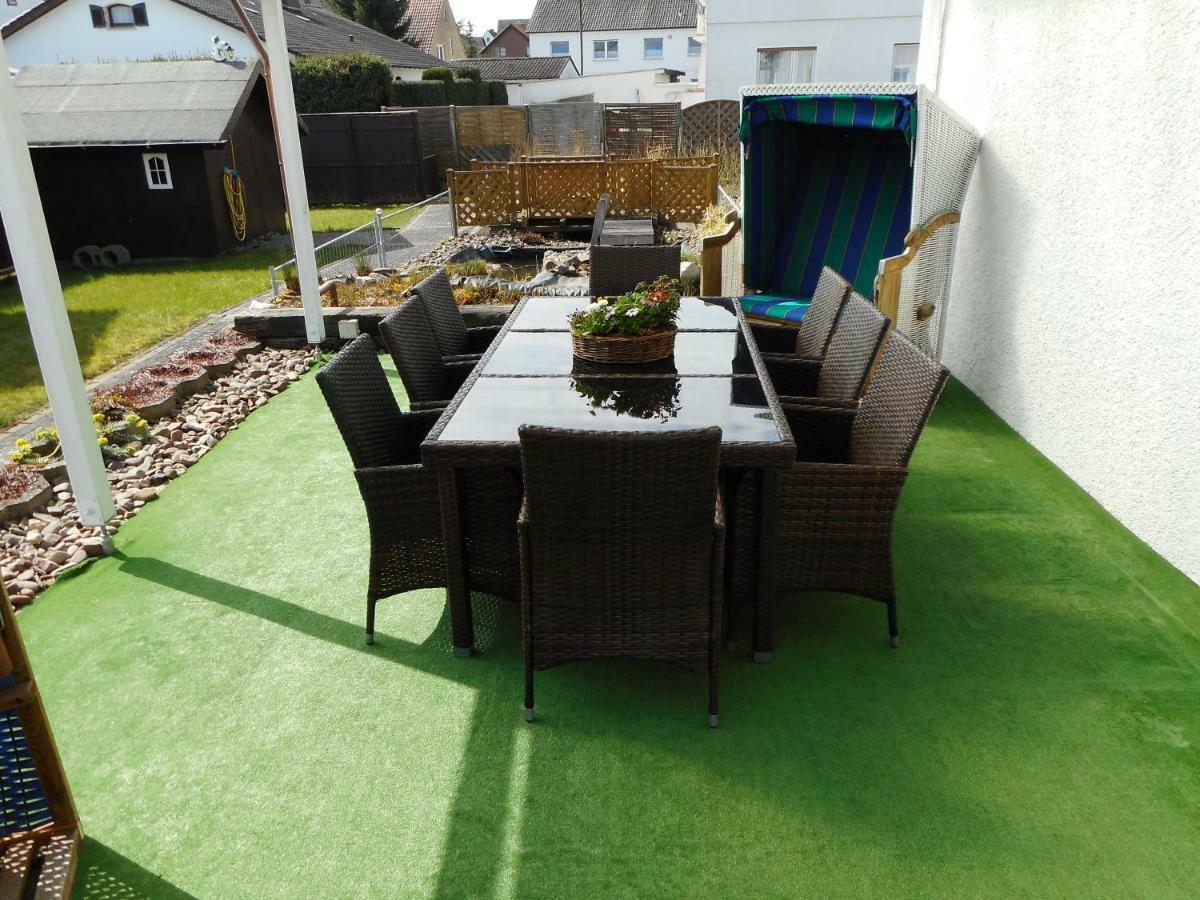 Modernes Ferienhaus Der Besonderen Art Mit Garten Lohne  Dış mekan fotoğraf